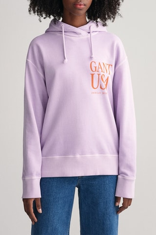 Sweat à capuche - Mauve