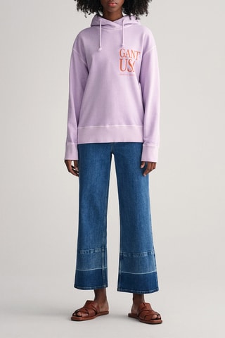 Sweat à capuche - Mauve