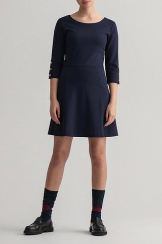 Robe patineuse - Bleu nuit