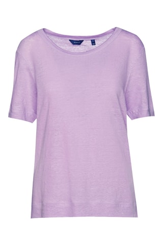 Top en lin - Mauve