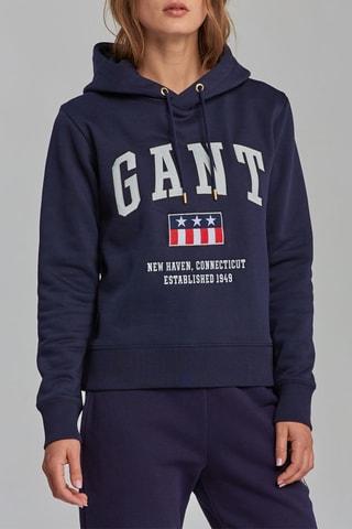Sweat à capuche - Bleu nuit