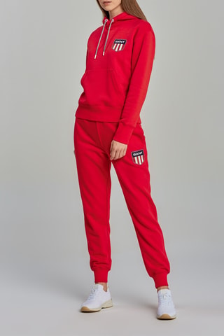 Sweat à capuche - Rouge