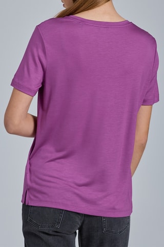T-shirt droit - Violet