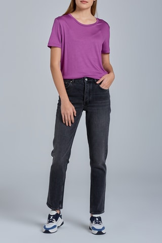 T-shirt droit - Violet