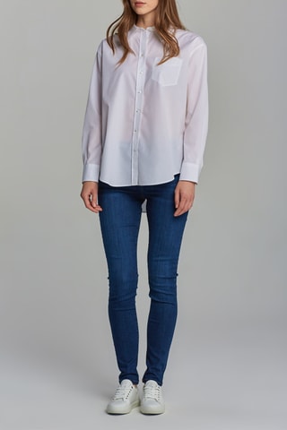 Chemisier relaxed - Blanc