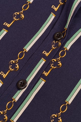 Chemisier regular - Bleu marine