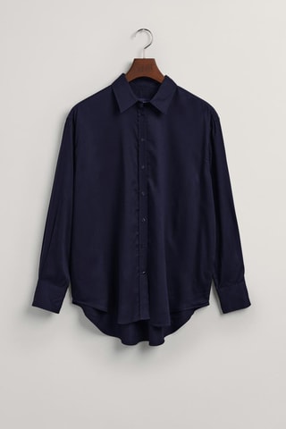 Chemisier relaxed - Bleu marine
