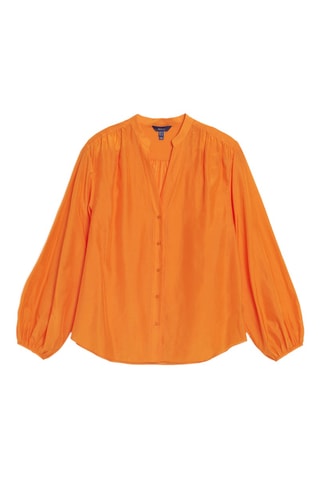 Chemisier en soie - Orange