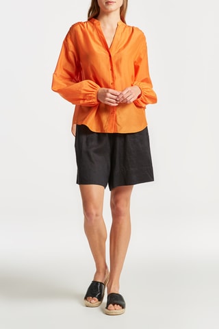 Chemisier en soie - Orange