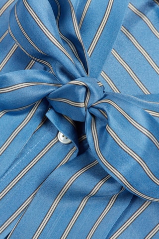 Chemisier en soie - Bleu cobalt