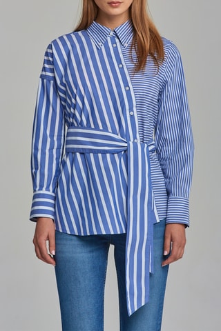 Chemisier oversize - Ciel