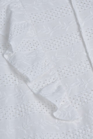 Blouse en broderie anglaise - Blanc