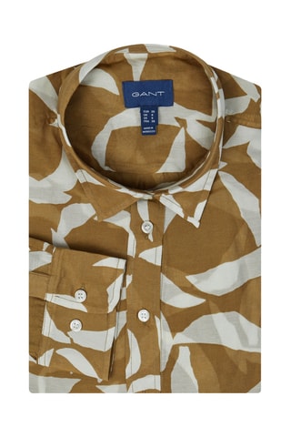 Chemisier regular en soie - Vert olive