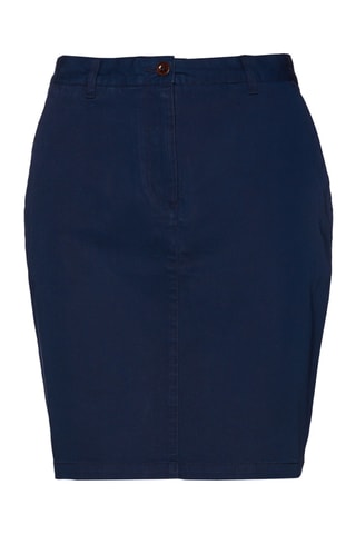 Jupe droite taille haute - Bleu marine