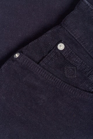 Jupe droite en velours taille haute - Noir