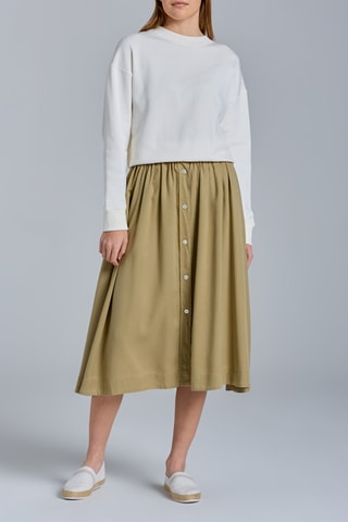 Jupe midi - Vert