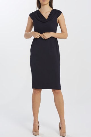 Robe droite - Bleu marine