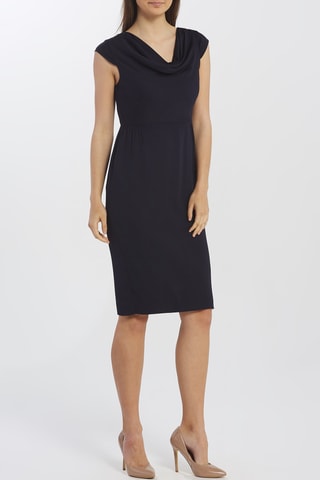 Robe droite - Bleu marine