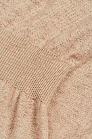Robe midi en lin et soie - Beige