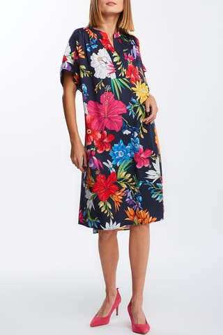 Robe droite - Bleu marine