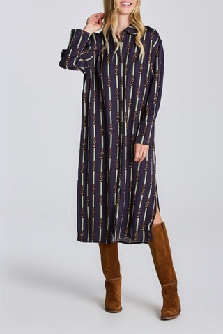 Robe chemise - Bleu marine
