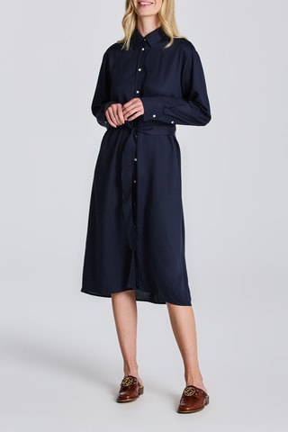 Robe chemise - Bleu marine