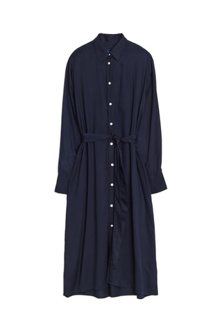 Robe chemise - Bleu marine