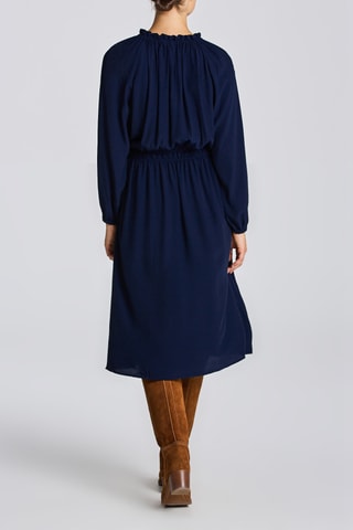 Robe midi - Bleu marine