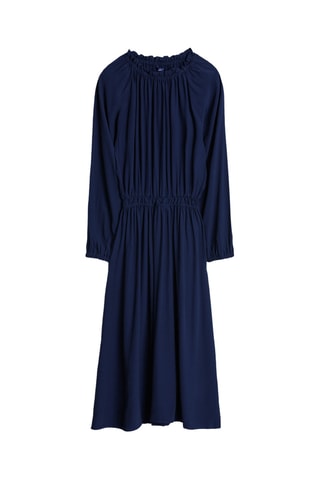 Robe midi - Bleu marine