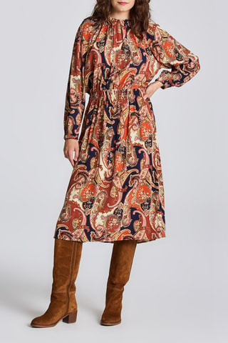 Robe midi - Orange