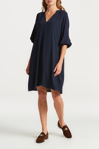 Robe trapèze - Bleu marine