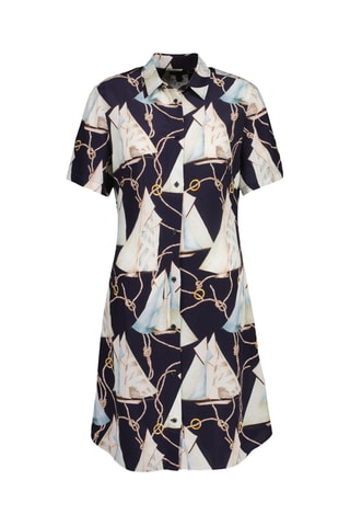 Robe chemise - Bleu marine