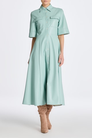 Robe chemise - Turquoise