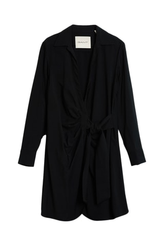Robe portefeuille - Noir
