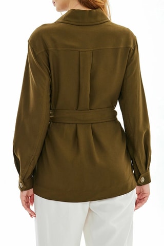 Veste en laine - Vert foncé