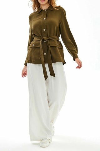 Veste en laine - Vert foncé