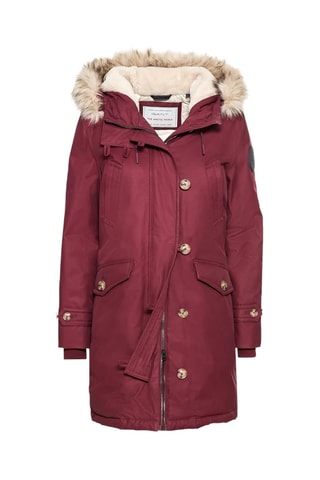 Parka à capuche - Rouge