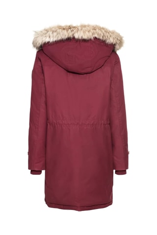 Parka à capuche - Rouge