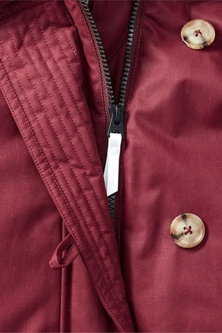 Parka à capuche - Rouge