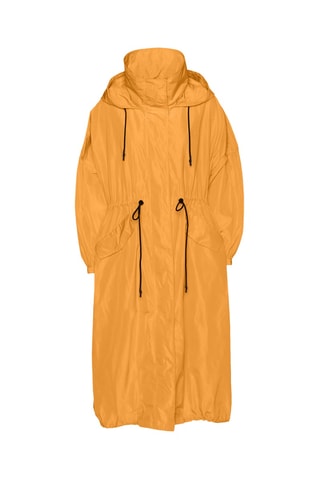Trench à capuche - Moutarde