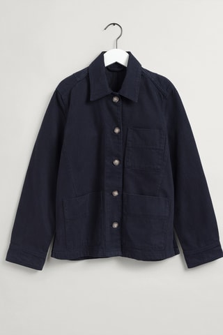 Veste en coton biologique - Bleu nuit
