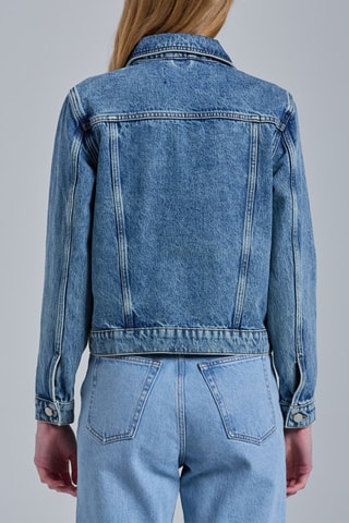 Veste en jean en coton biologique - Bleu