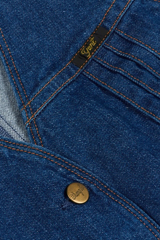 Gilet de costume en jean - Bleu