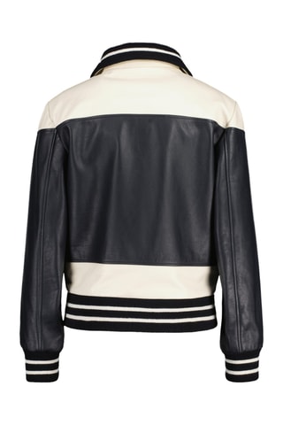 Veste en cuir d’agneau - Noir
