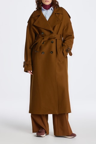 Manteau en laine - Marron