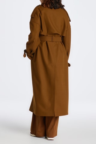 Manteau en laine - Marron
