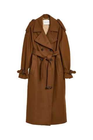 Manteau en laine - Marron