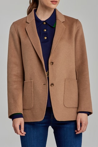 Veste en laine et cachemire - Camel