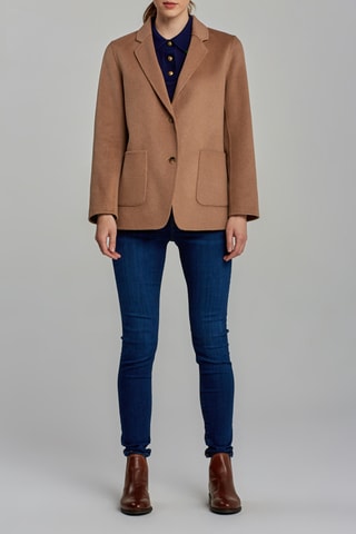 Veste en laine et cachemire - Camel