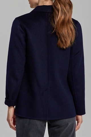 Veste en laine et cachemire - Bleu nuit